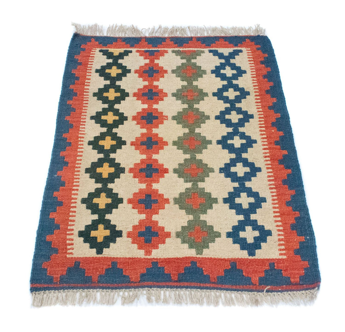 Kelim Rug - Oriental - 87 x 60 cm - beige