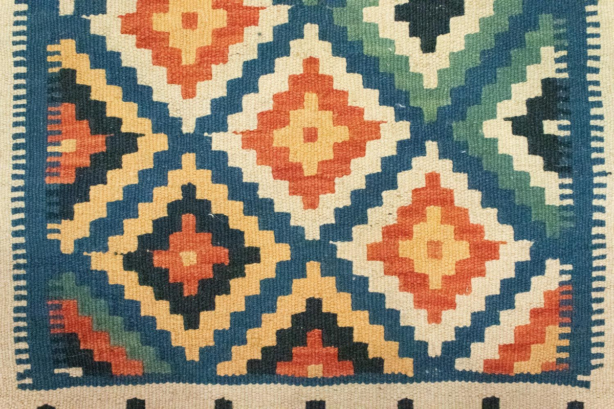 Kelim Rug - Oriental - 90 x 60 cm - blue