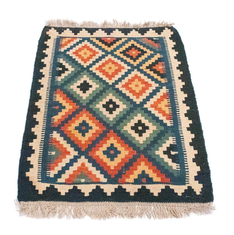 Kelim Rug - Oriental - 90 x 60 cm - blue