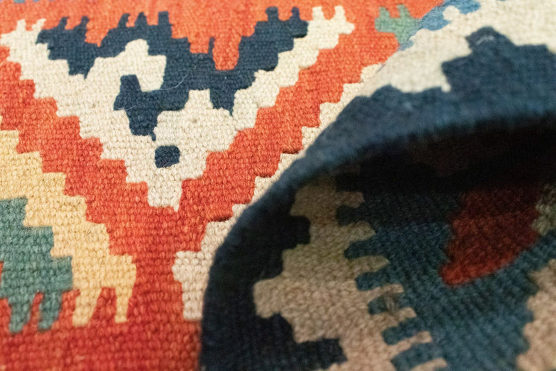 Kelim Rug - Oriental - 87 x 60 cm - blue