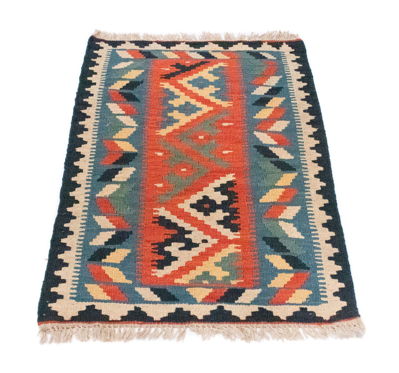 Kelim Rug - Oriental - 87 x 60 cm - blue