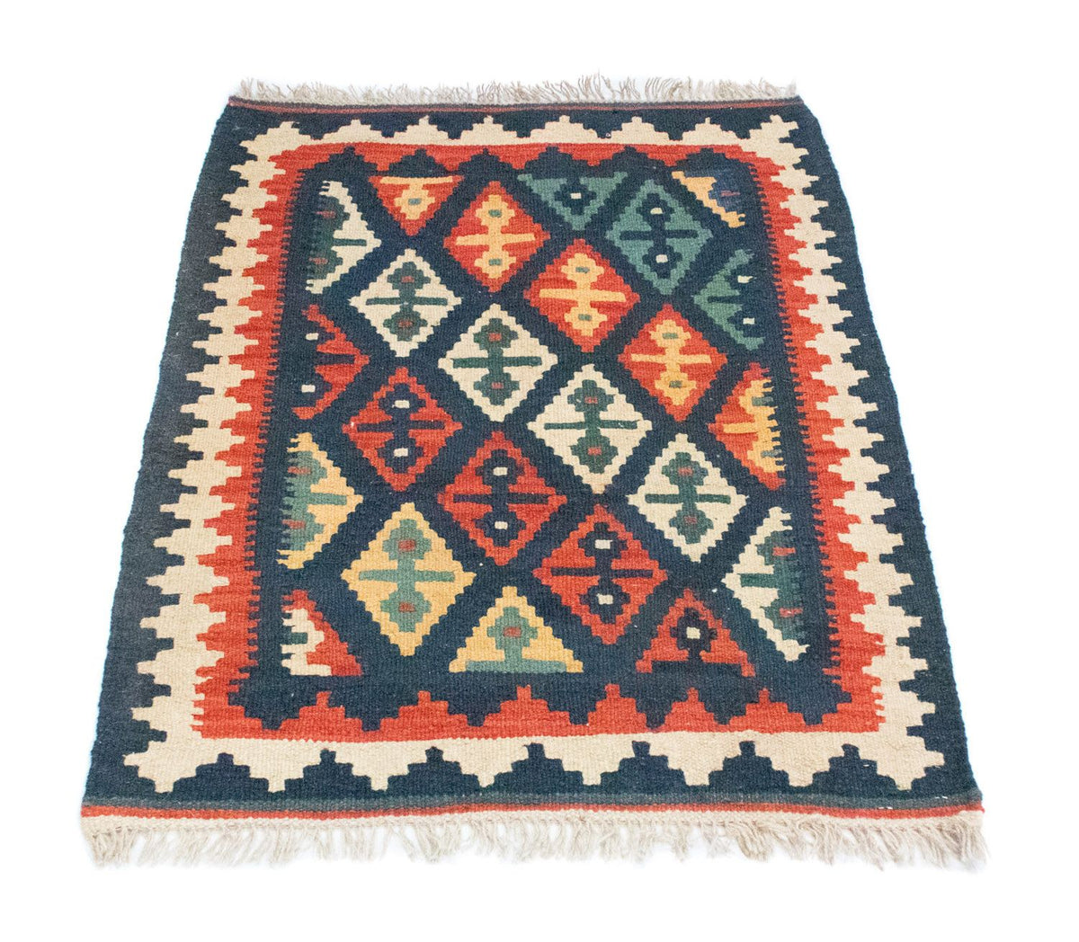 Kelim Rug - Oriental - 95 x 70 cm - multicolored