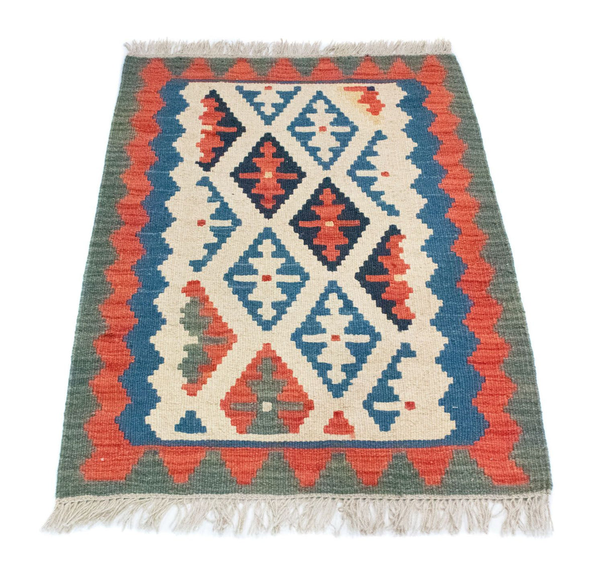 Kelim Rug - Oriental - 90 x 65 cm - beige
