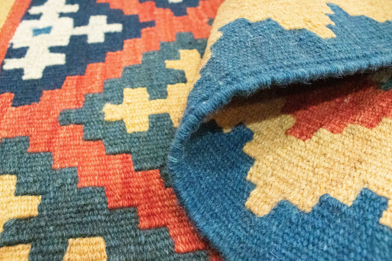 Kelim Rug - Oriental - 90 x 64 cm - orange