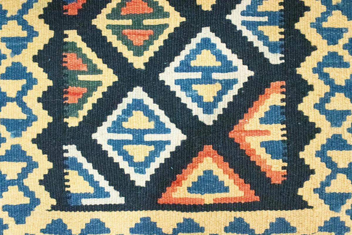 Kelim Rug - Oriental - 90 x 60 cm - blue