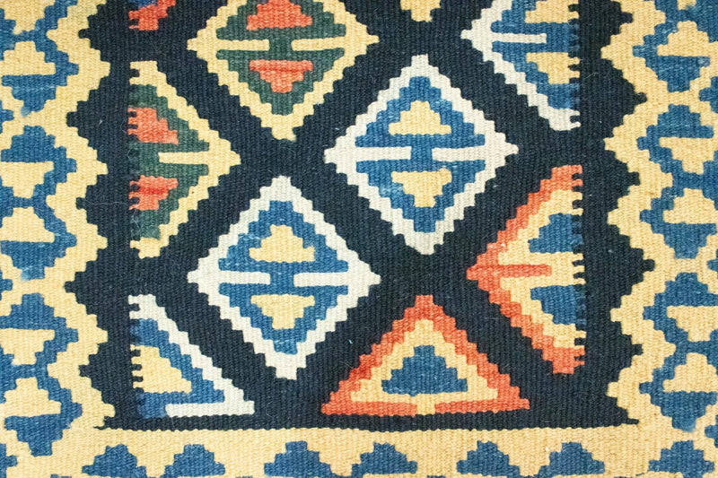 Kelim Rug - Oriental - 90 x 60 cm - blue