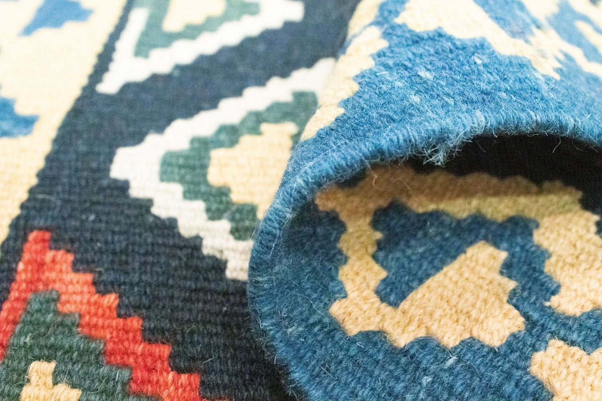 Kelim Rug - Oriental - 90 x 60 cm - blue