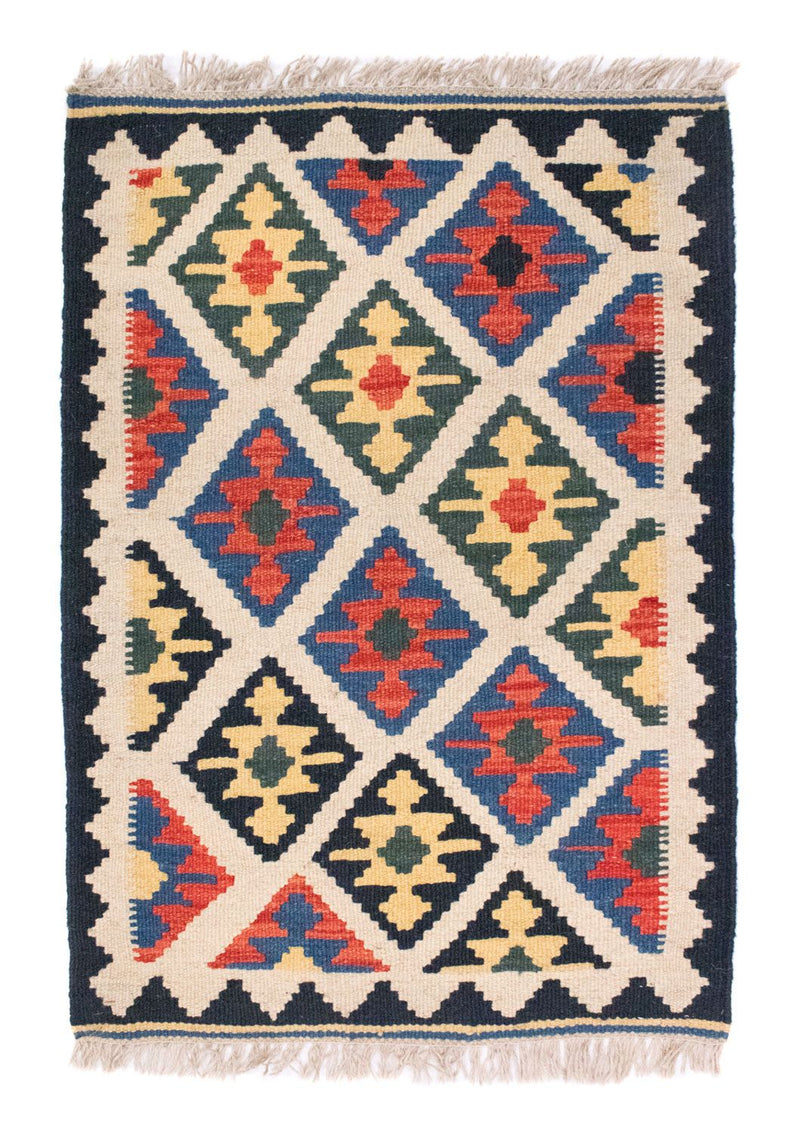 Kelim Rug - Oriental - 88 x 63 cm - beige