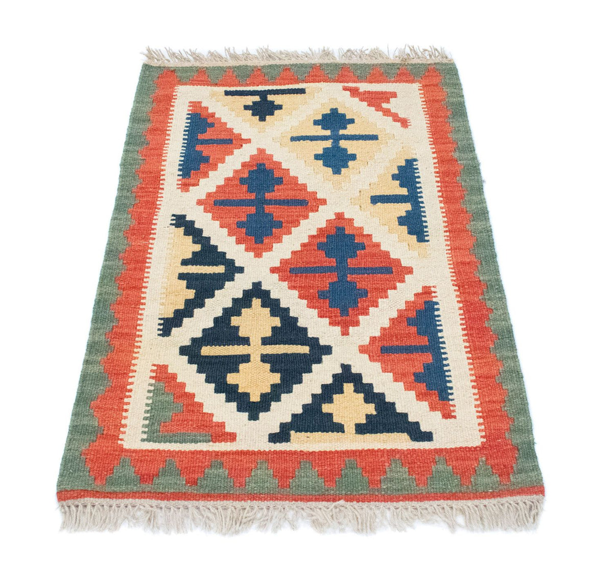 Kelim Rug - Oriental - 93 x 61 cm - orange