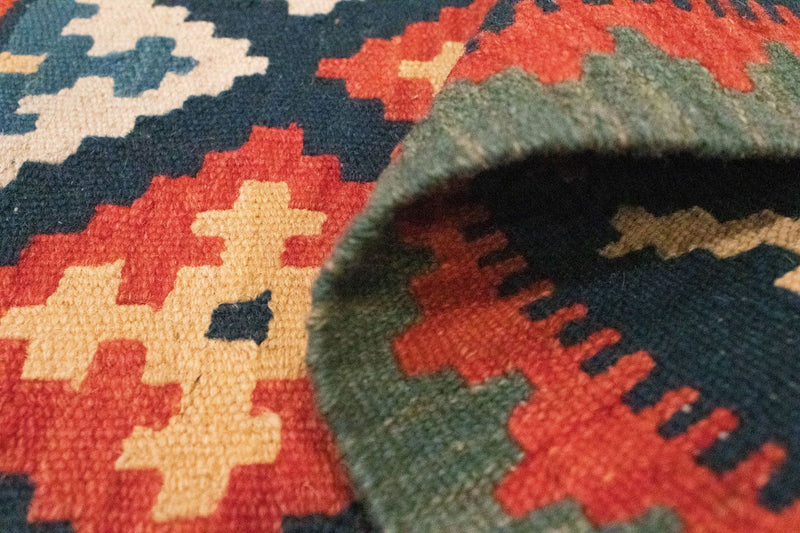 Kelim Rug - Oriental - 95 x 65 cm - blue