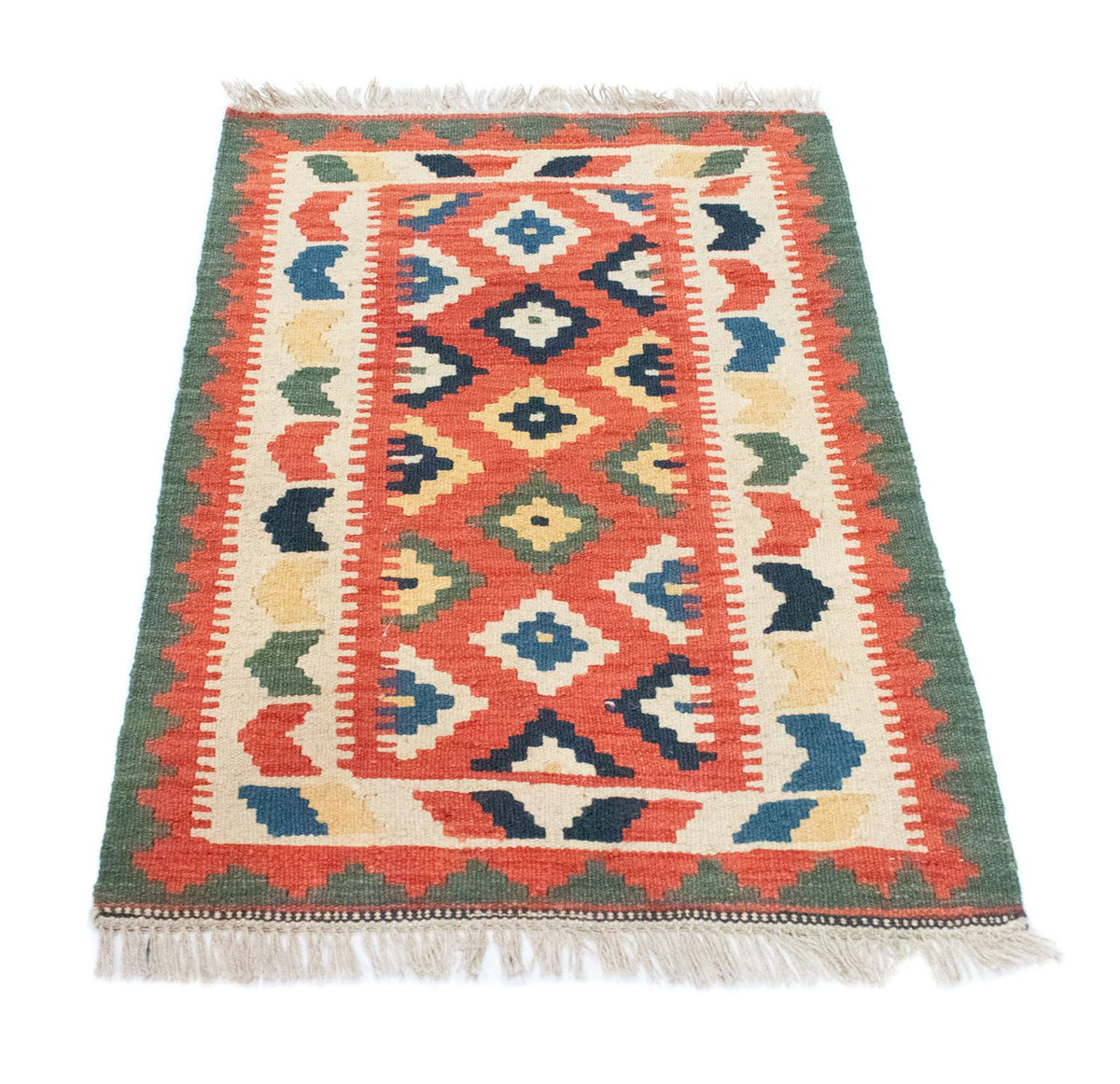 Kelim Rug - Oriental - 95 x 65 cm - orange