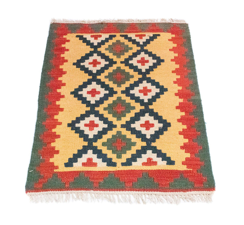 Kelim Rug - Oriental - 83 x 62 cm - yellow
