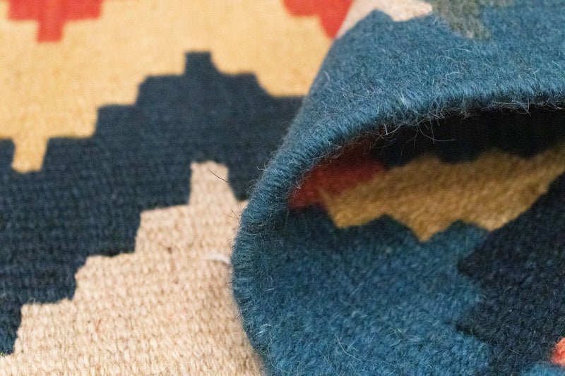 Kelim Rug - Oriental - 91 x 61 cm - blue