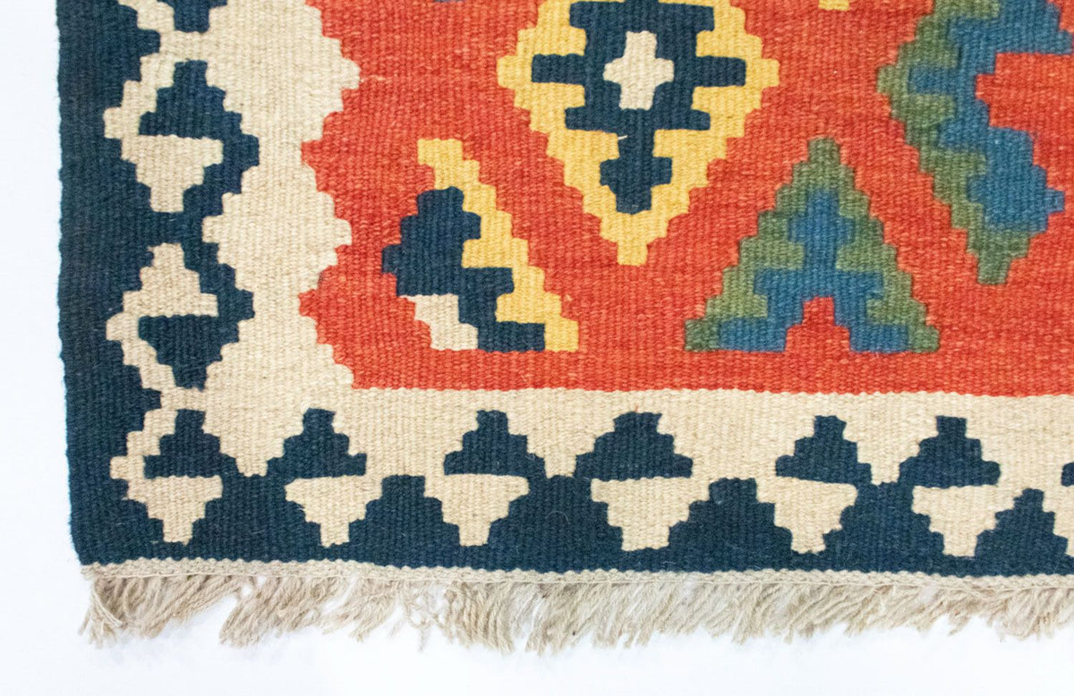 Kelim Rug - Oriental - 91 x 61 cm - orange