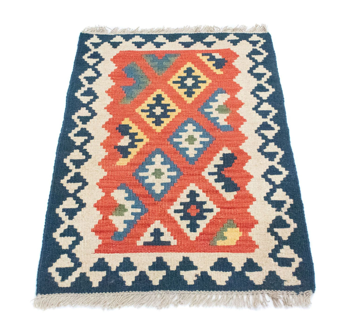 Kelim Rug - Oriental - 91 x 61 cm - orange