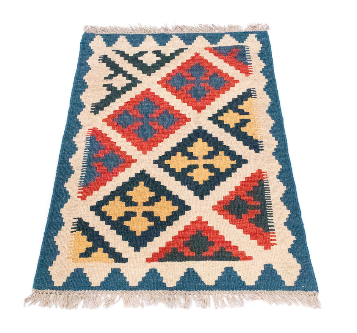 Kelim Rug - Oriental - 90 x 60 cm - multicolored