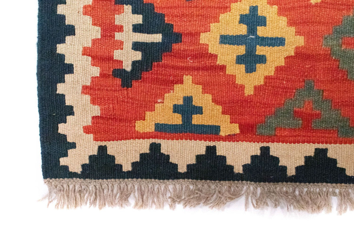 Kelim Rug - Oriental - 93 x 62 cm - orange