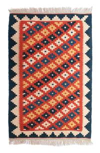 Kelim Rug - Oriental - 98 x 65 cm - orange