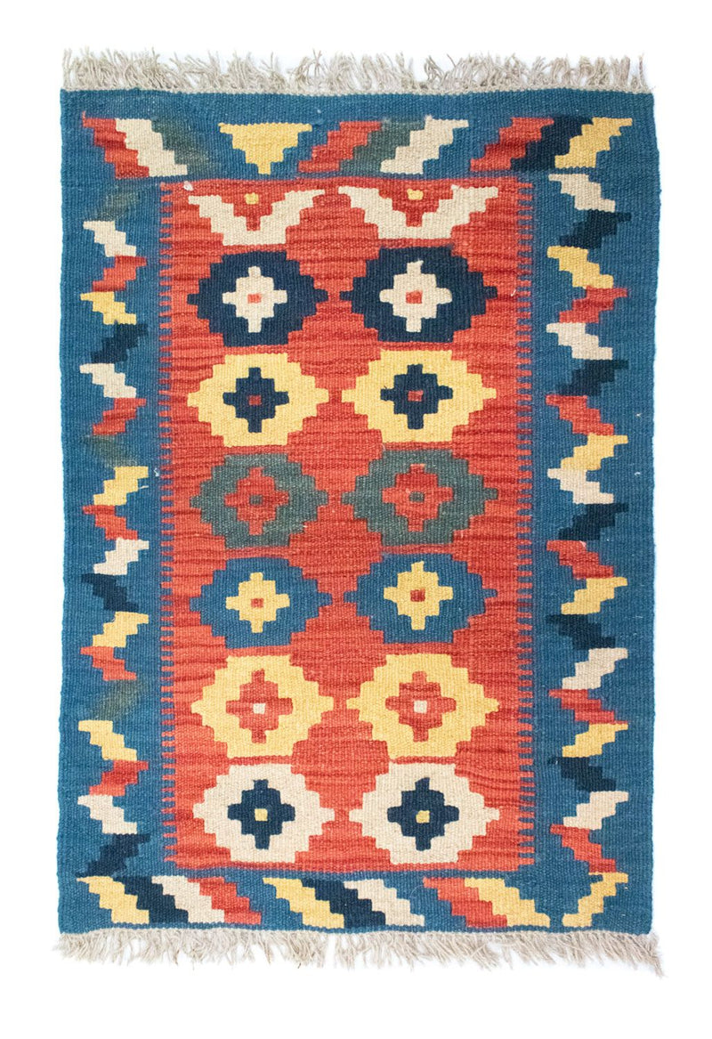 Kelim Rug - Oriental - 87 x 62 cm - orange