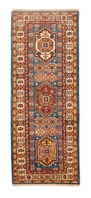 Runner Ziegler Rug - Kazak - 212 x 79 cm - blue