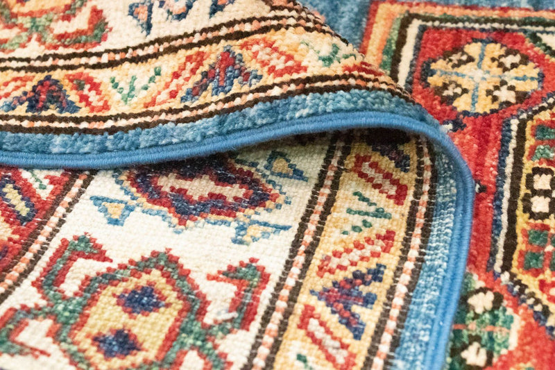 Runner Ziegler Rug - Kazak - 212 x 79 cm - blue