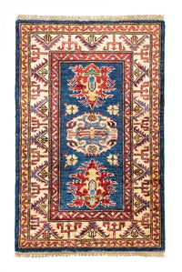 Ziegler Rug - Kazak - 90 x 58 cm - blue