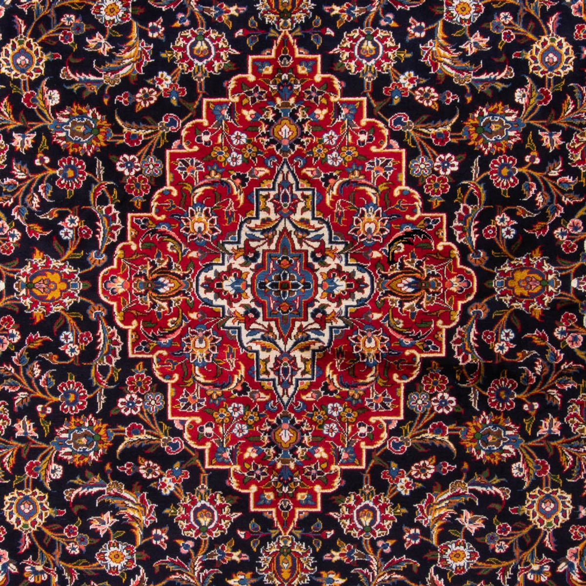 Perser Rug - Keshan - 425 x 318 cm - dark blue