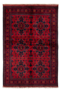 Afghan Rug - Kunduz - 192 x 128 cm - dark red