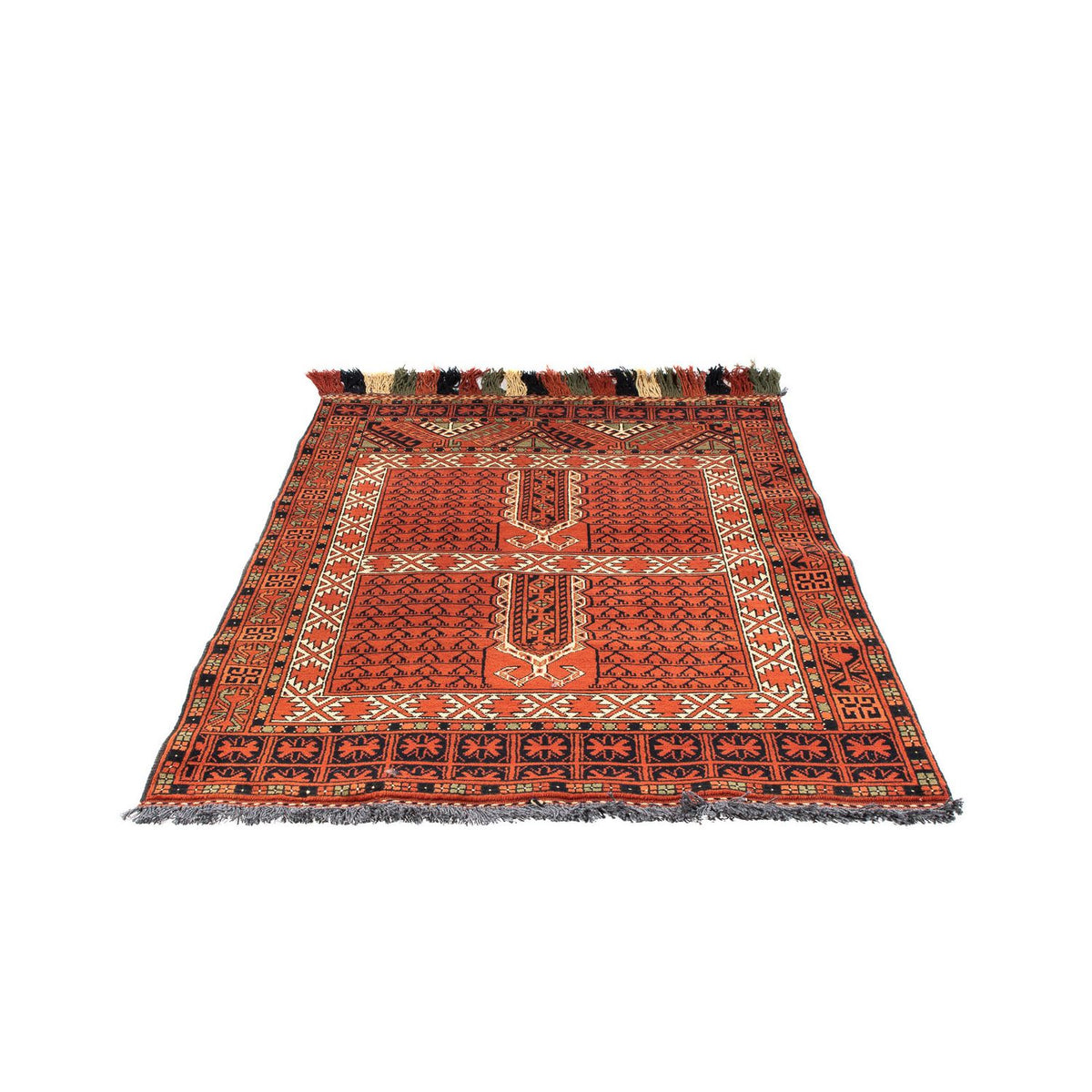 Afghan Rug - 174 x 118 cm - rust