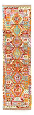 Runner Kelim Rug - Splash - 300 x 82 cm - multicolored