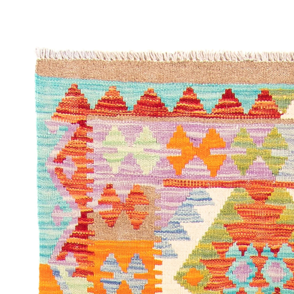 Runner Kelim Rug - Splash - 300 x 82 cm - multicolored