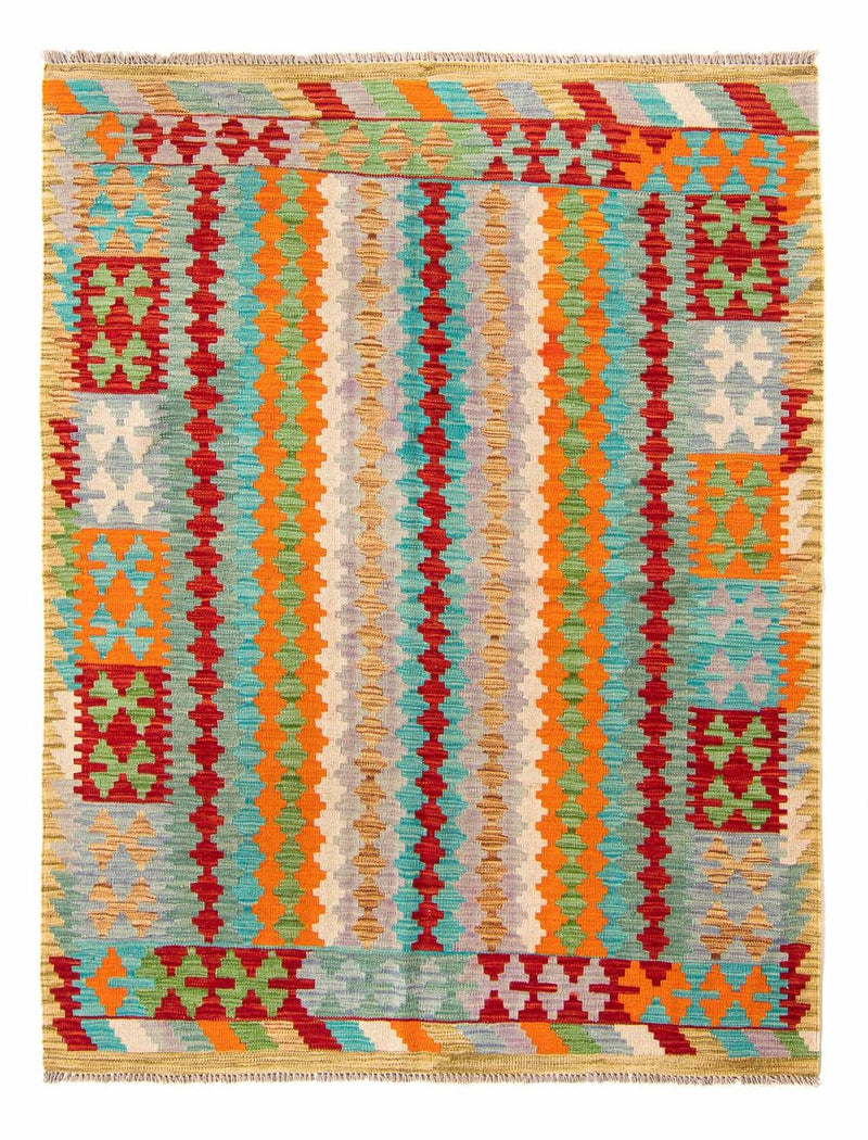 Kelim Rug - Splash - 200 x 153 cm - multicolored
