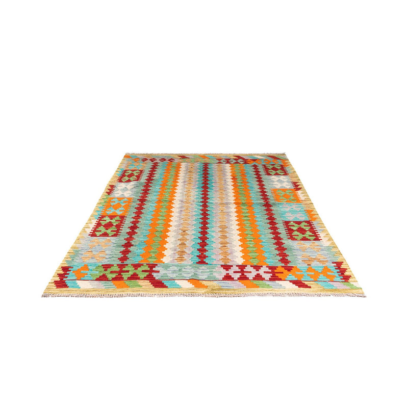 Kelim Rug - Splash - 200 x 153 cm - multicolored
