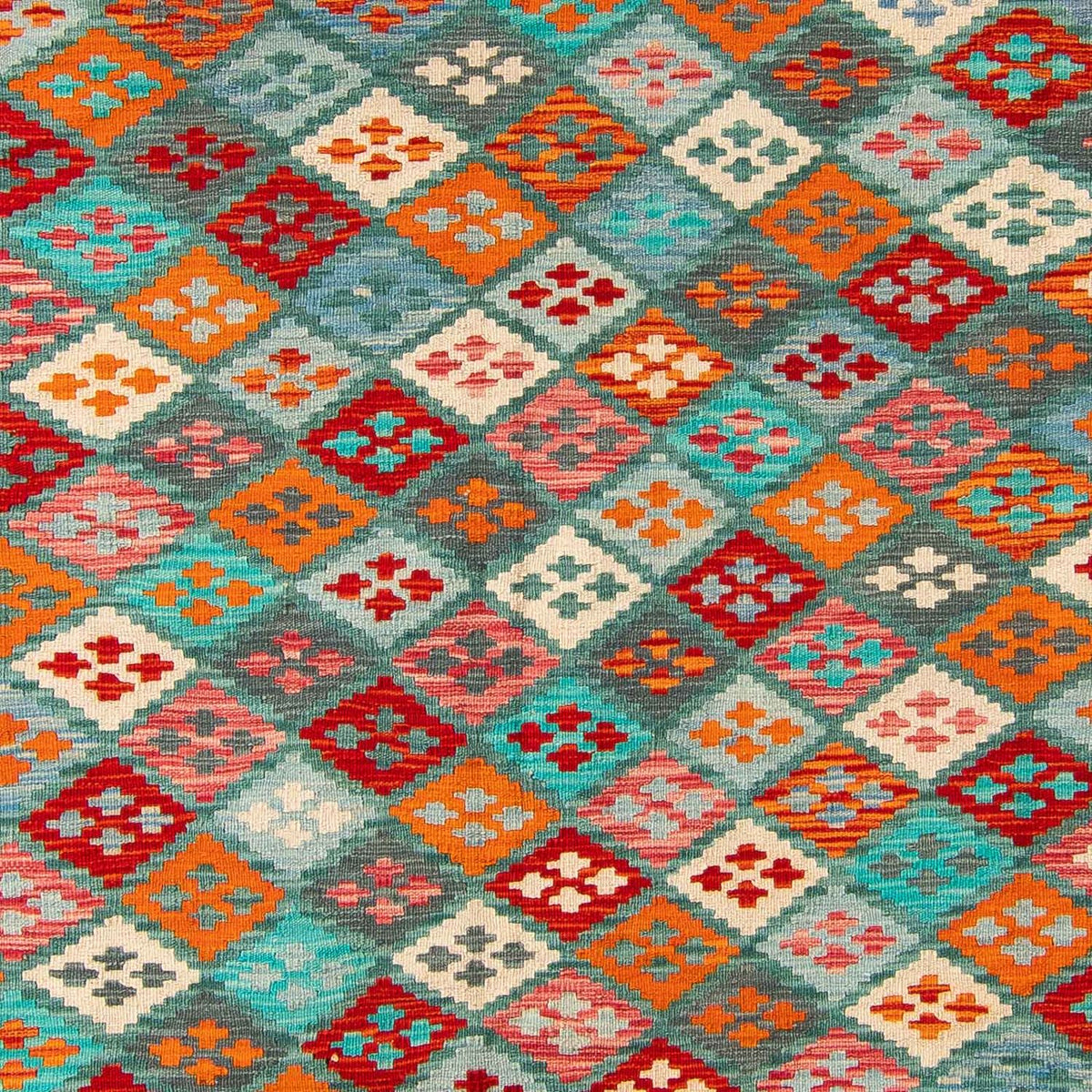 Kelim Rug - Splash - 305 x 202 cm - multicolored