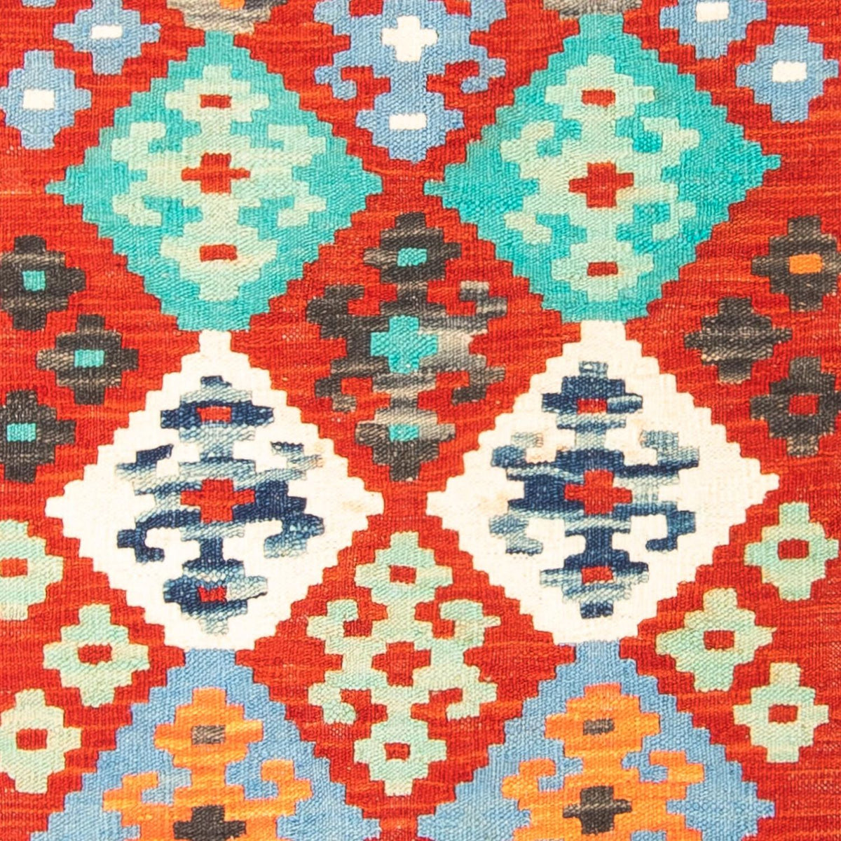 Kelim Rug - Splash - 154 x 99 cm - dark red