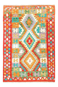 Kelim Rug - Splash - 154 x 102 cm - rust