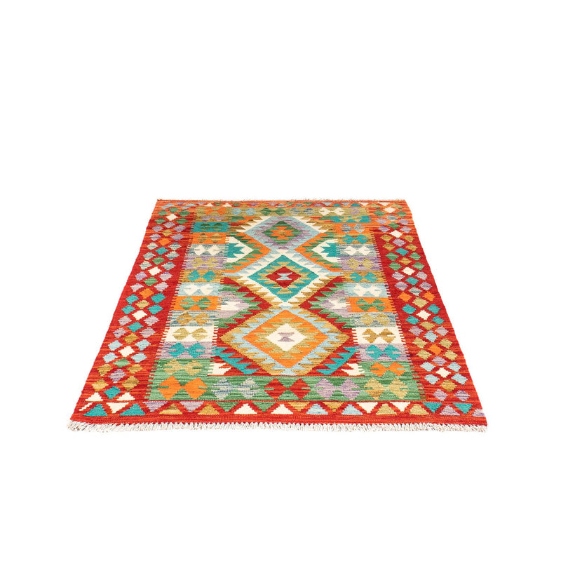 Kelim Rug - Splash - 154 x 102 cm - rust