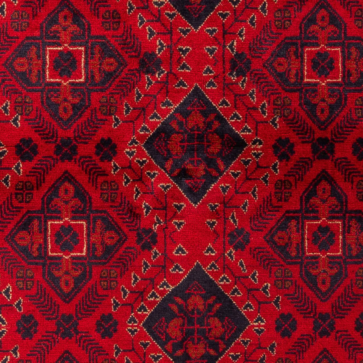 Afghan Rug - Kunduz - 199 x 126 cm - dark red