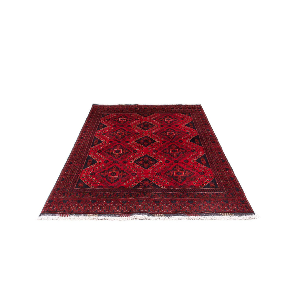 Afghan Rug - Kunduz - 199 x 126 cm - dark red