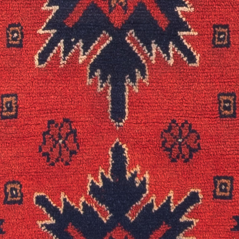 Afghan Rug - Kunduz - 98 x 49 cm - dark red