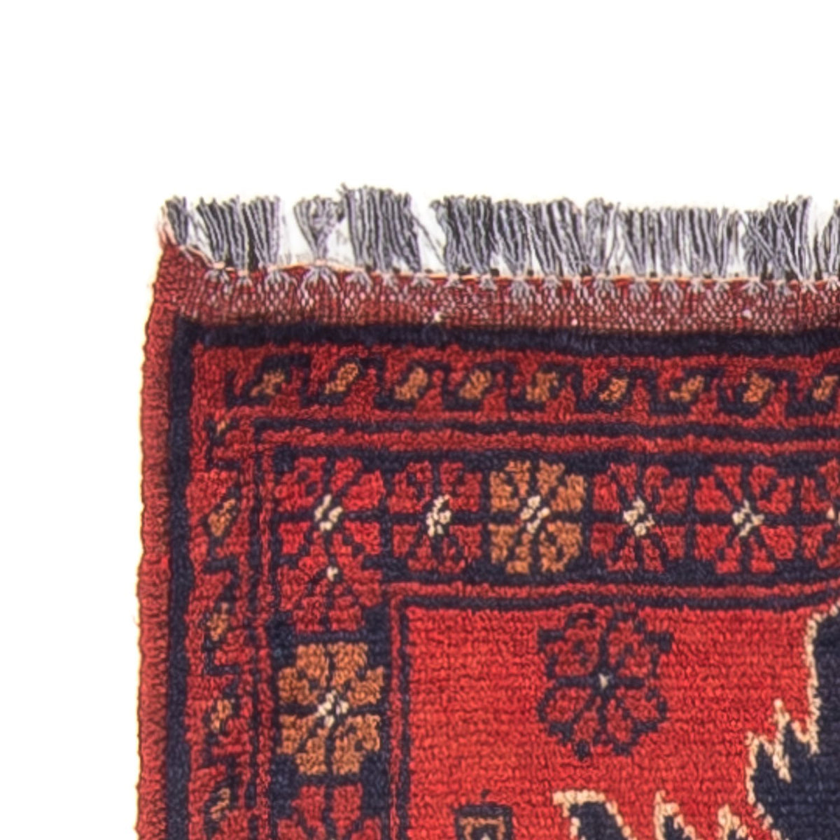 Afghan Rug - Kunduz - 98 x 49 cm - dark red