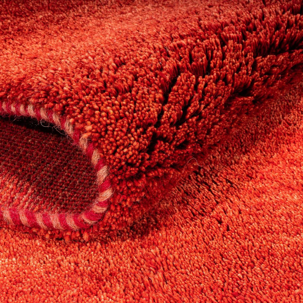 Gabbeh Rug - Loribaft Perser - 182 x 122 cm - dark red