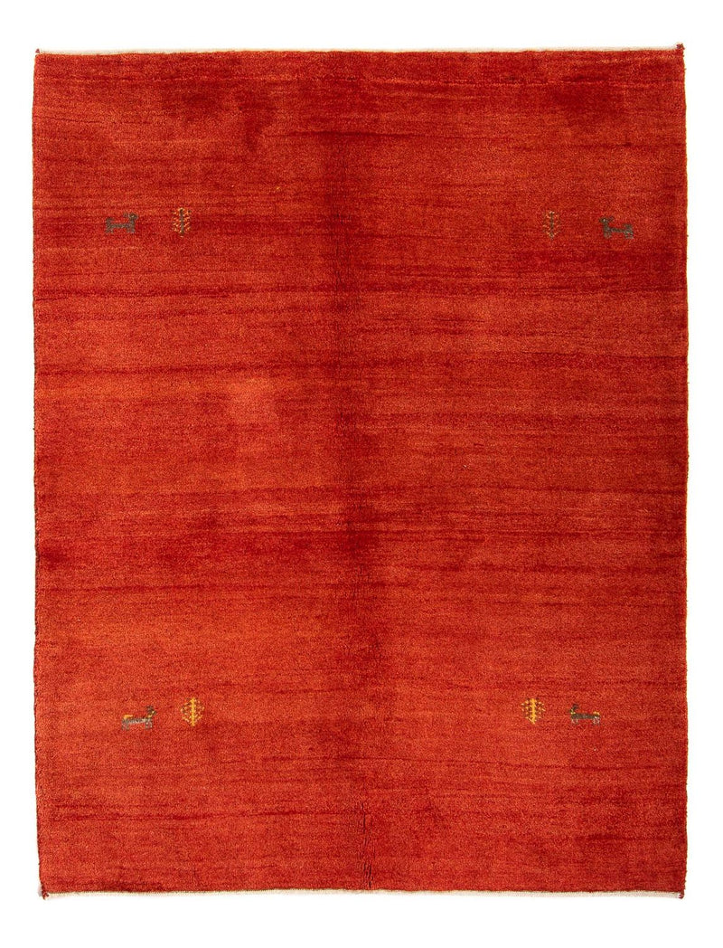 Gabbeh Rug - Loribaft Perser - 182 x 130 cm - dark red