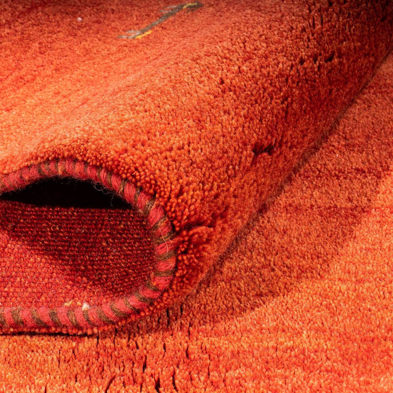 Gabbeh Rug - Loribaft Perser - 182 x 130 cm - dark red