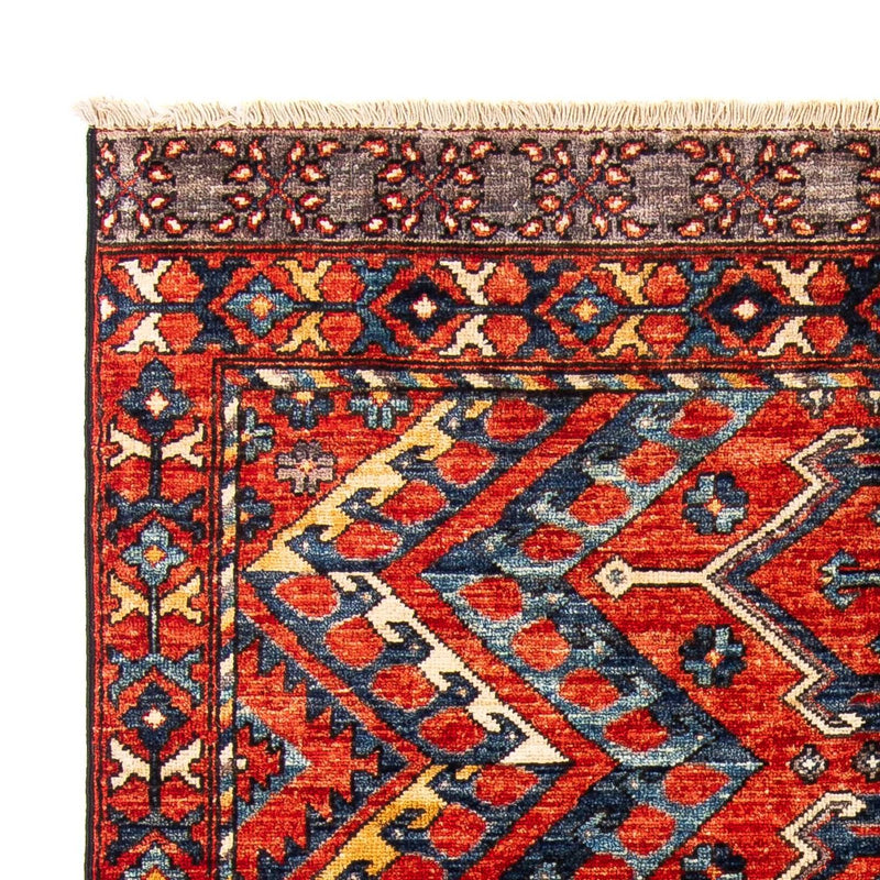 Afghan Rug - 182 x 118 cm - multicolored