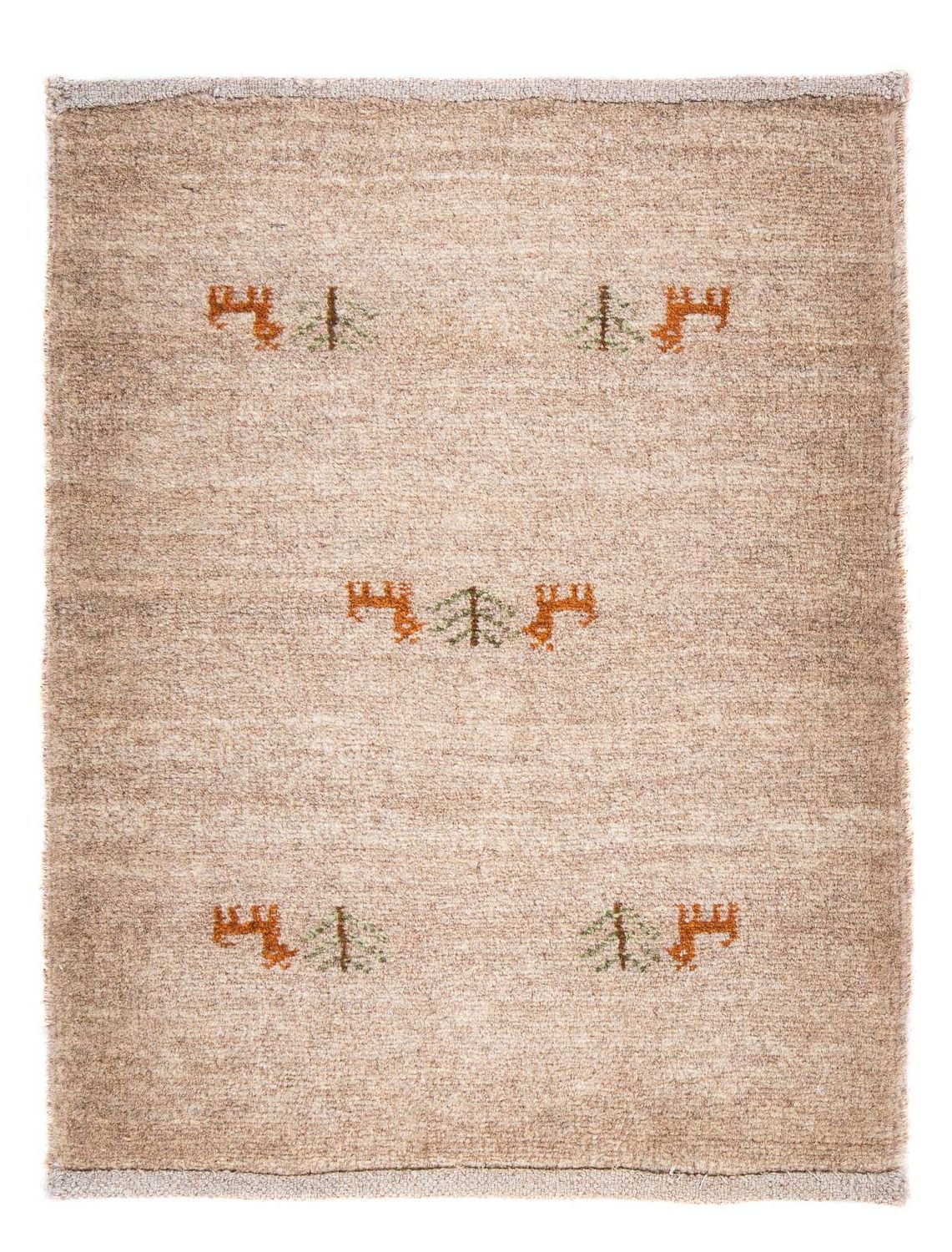 Gabbeh Rug - Loribaft Perser - 60 x 40 cm - light chocolate