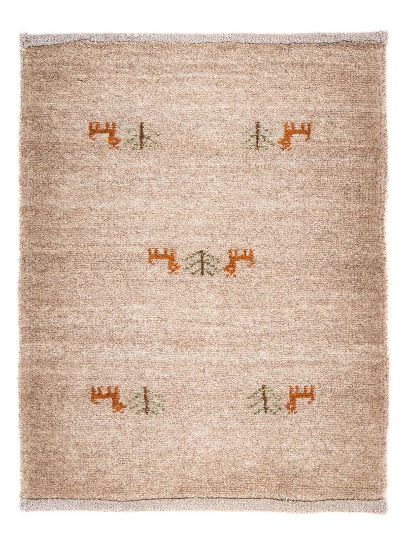 Gabbeh Rug - Loribaft Perser - 60 x 40 cm - light chocolate