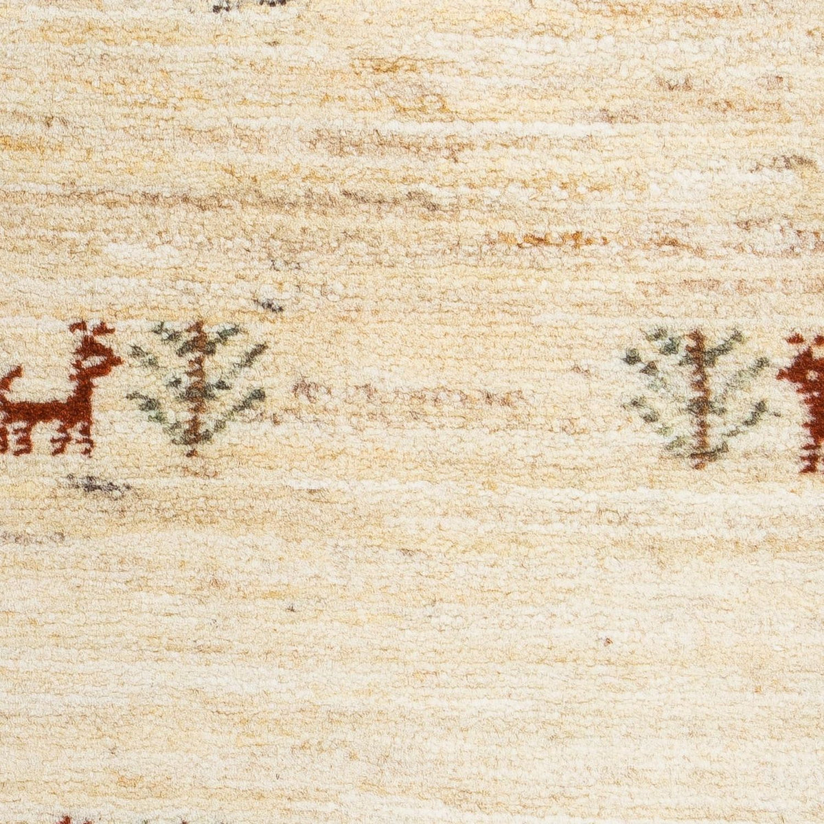 Gabbeh Rug - Loribaft Perser - 60 x 40 cm - beige