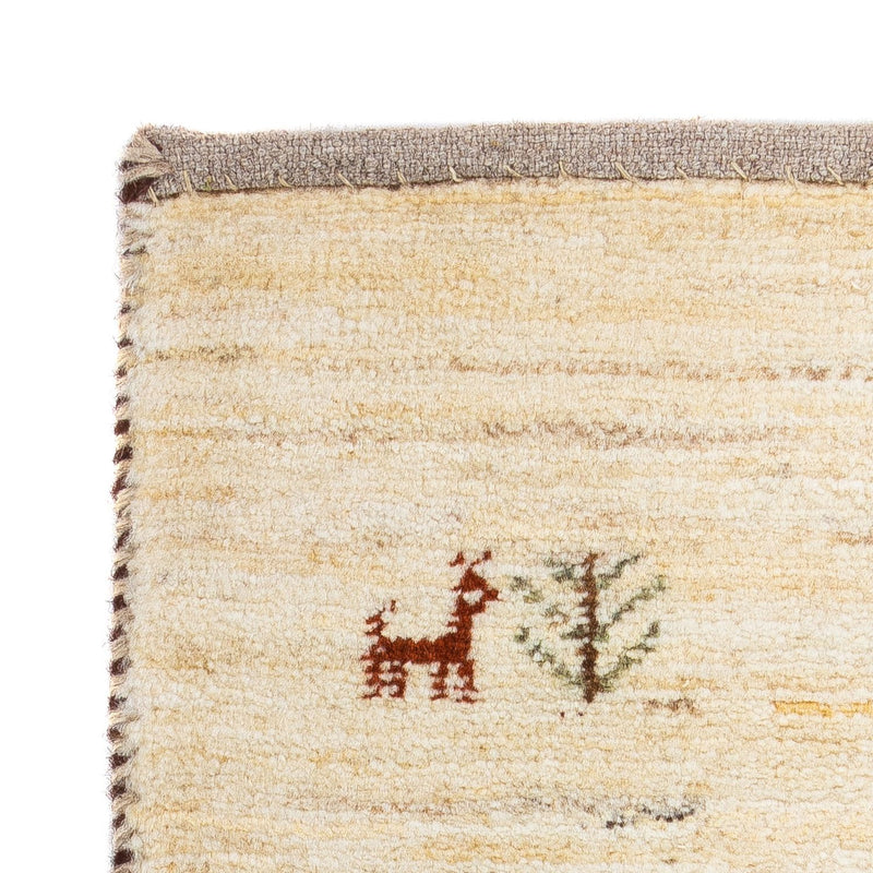 Gabbeh Rug - Loribaft Perser - 60 x 40 cm - beige