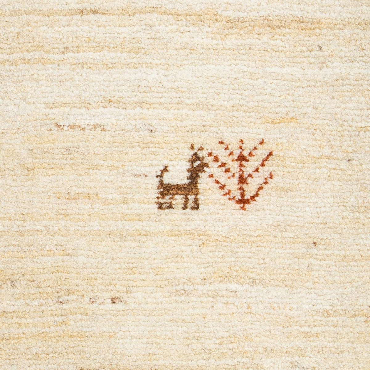 Gabbeh Rug - Loribaft Perser - 60 x 40 cm - beige